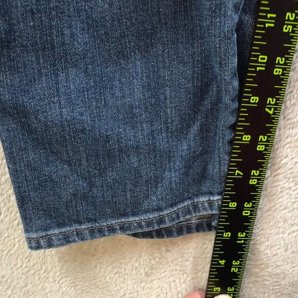 Eddie Bauer Womens Boyfriend Jeans Size 20W Midrise Slim Relaxed Blue Denim - Picture 3 of 14